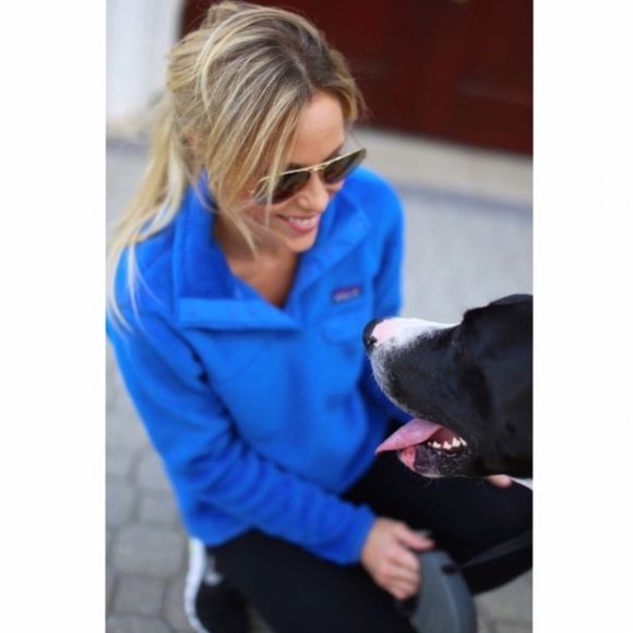 Patagonia blue retool quarter zip fleece jacket size small s - Picture 1 of 7